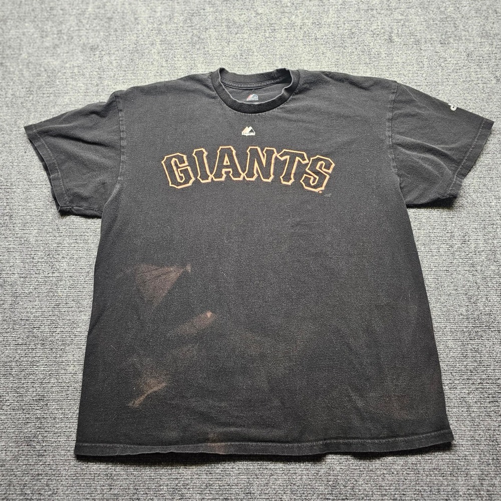 Majestic San Francisco Giants 2012 World Series Champions Shirt Mens XL Black